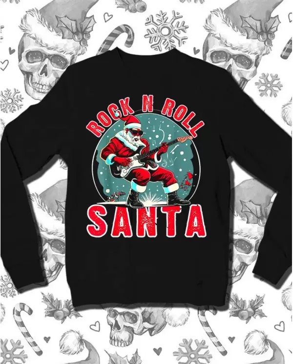 Navidad Rock N Roll Santa