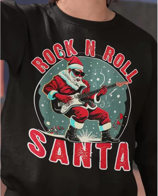 Navidad Rock N Roll Santa
