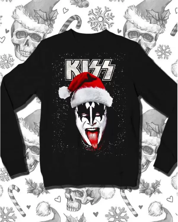 Camiseta Estampada Navidad Kiss 🤟 Calidad Premium