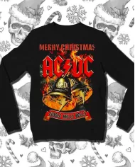 Camiseta Estampada Navidad ACDC Jingle Hells Bells 🤟 Calidad Premium