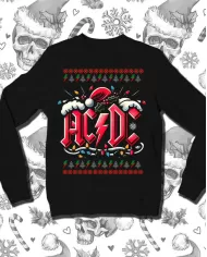 Camiseta Estampada Navidad ACDC 🤟 Calidad Premium