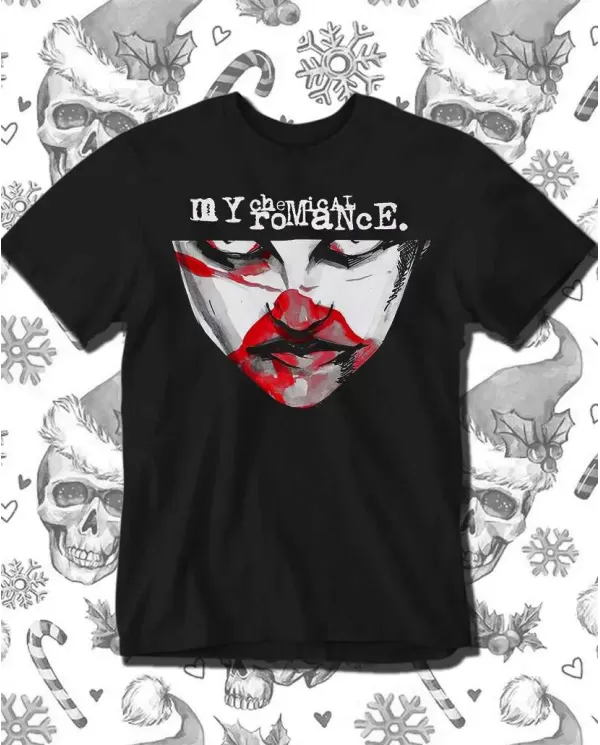 Camiseta Estampada My Chemical Romance Face 🤟 Calidad Premium