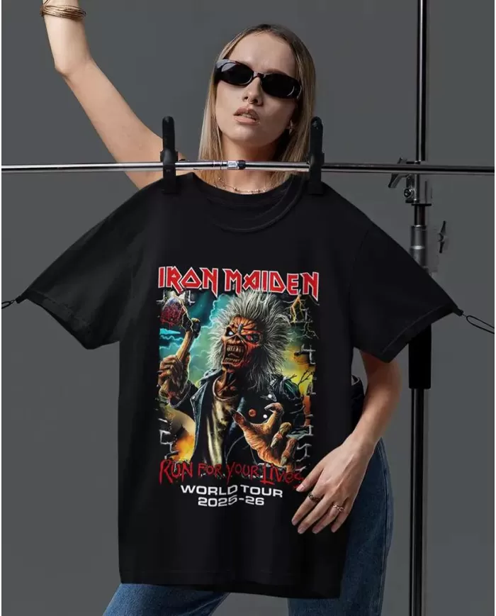 Iron Maiden Run for your lives poster