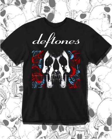 Camiseta Estampada Deftones Vinilo 🤟 Calidad Premium