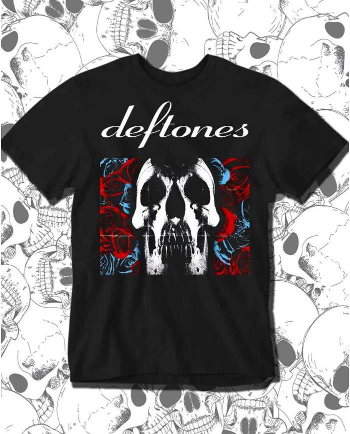 Camiseta Estampada Deftones Vinilo 🤟 Calidad Premium