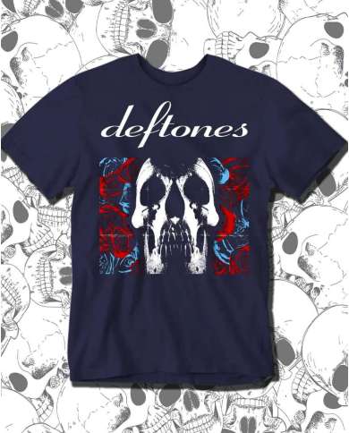 Camiseta Estampada Deftones Vinilo 🤟 Calidad Premium