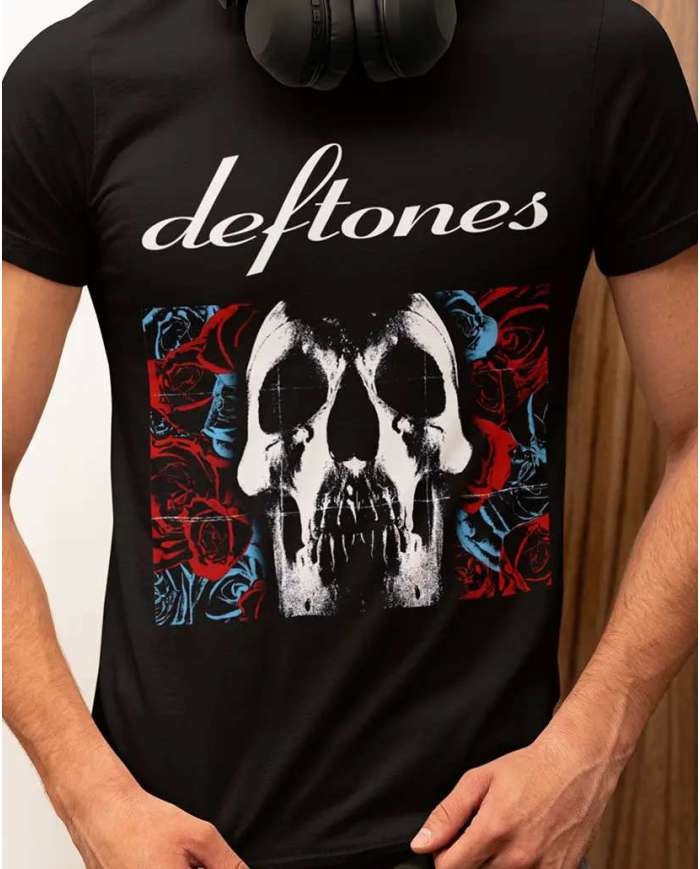 Camiseta Estampada Deftones Vinilo 🤟 Calidad Premium