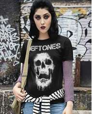 Camiseta Estampada Deftones Skull White 🤟 Calidad Premium