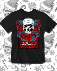 Camiseta Estampada Deftones Skull Colors 🤟 Calidad Premium