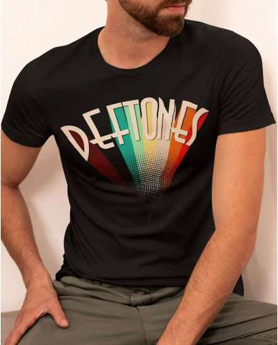 Camiseta Estampada Deftones Logo colors 🤟 Calidad Premium