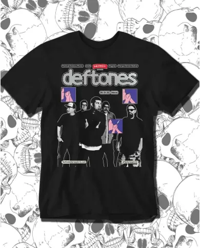 Camiseta Estampada Deftones Festival Bogotá 2026 🤟 Calidad Premium