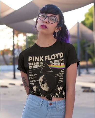 Camiseta Estampada Pink Floyd Side A 🤟 Calidad Premium