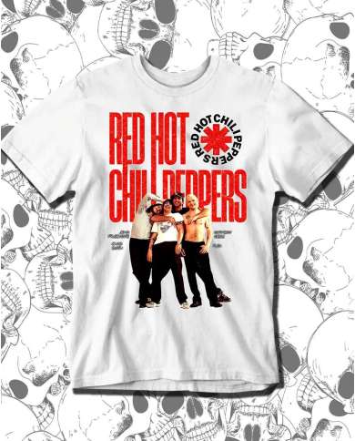Camiseta Estampada Red Hot Chilli Peppers Poster 🤟 Calidad Premium