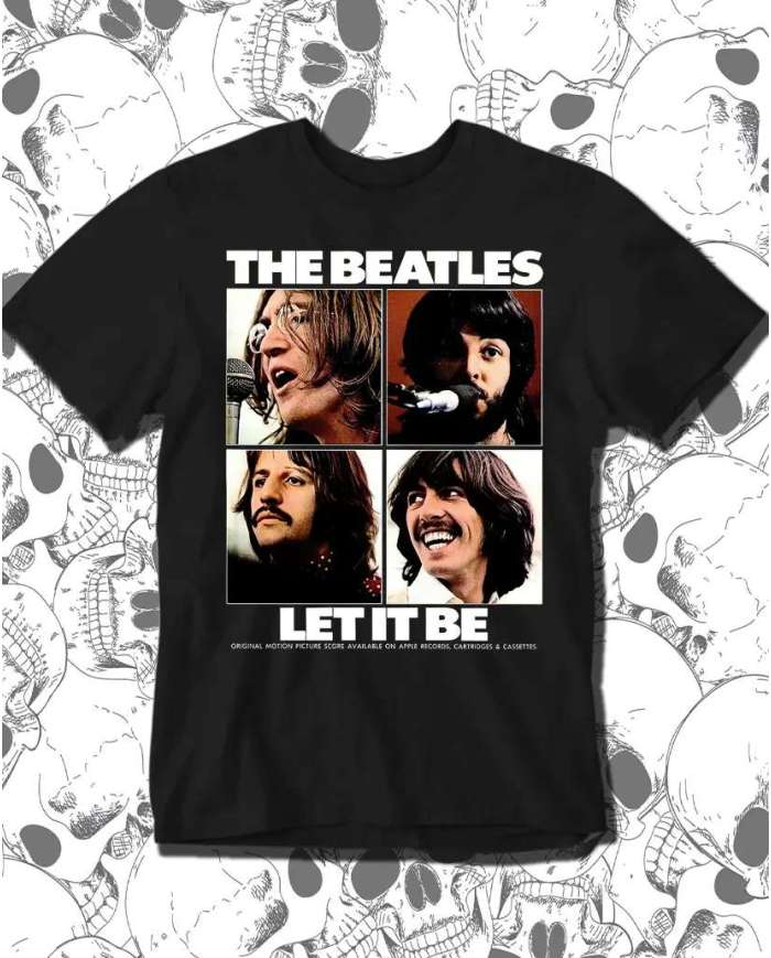 Camiseta Estampada The Beatles Let it be 🤟 Calidad Premium