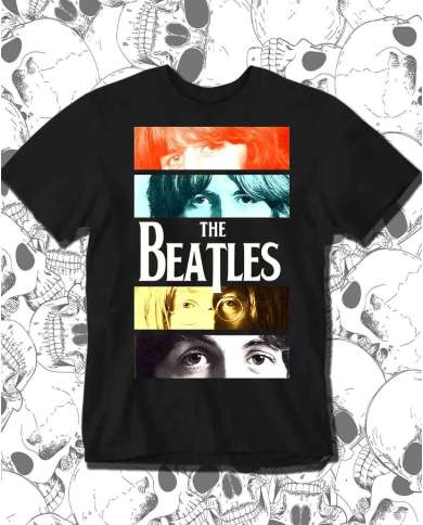 Camiseta Estampada The Beatles Eyes 🤟 Calidad Premium