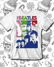 Camiseta Estampada The Beatles Color 🤟 Calidad Premium
