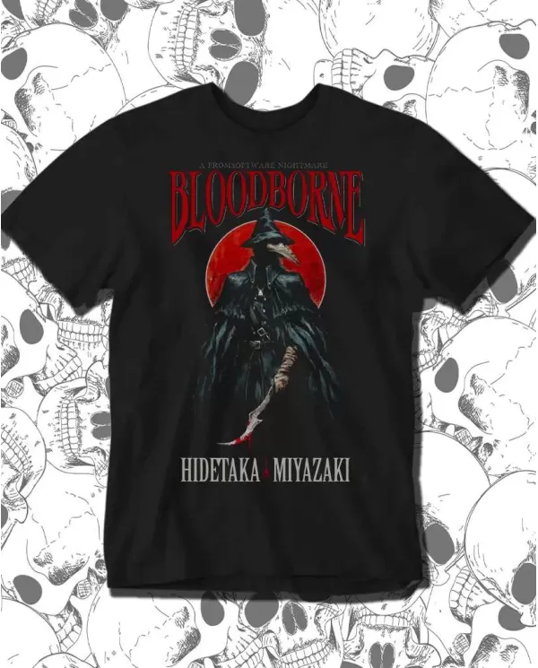 Camiseta Estampada Bloodborne 🎮 Calidad Premium