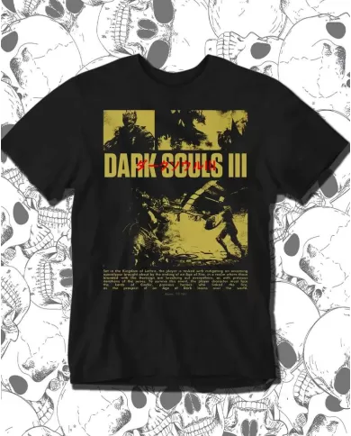 Camiseta Estampada Dark Souls 3 🎮 Calidad Premium
