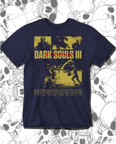 Camiseta Estampada Dark Souls 3 🎮 Calidad Premium