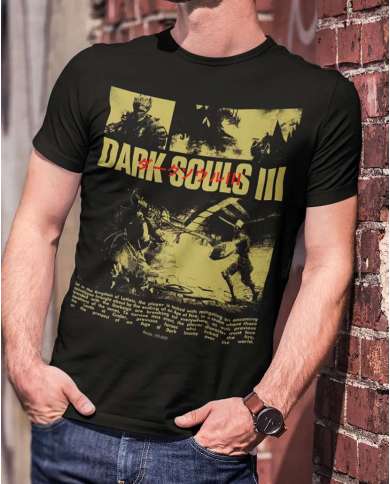 Camiseta Estampada Dark Souls 3 🎮 Calidad Premium