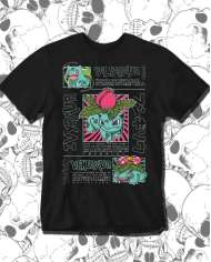 Camiseta Estampada Pokemon Balbasaur 🎮 Calidad Premium