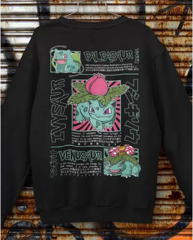Camiseta Estampada Pokemon Balbasaur 🎮 Calidad Premium
