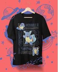 Camiseta Estampada Pokemon Squirtle 🎮 Calidad Premium