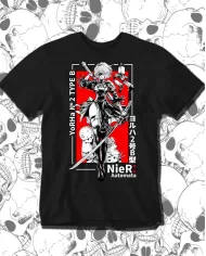 Camiseta Estampada Nier Automata 🎮 Calidad Premium