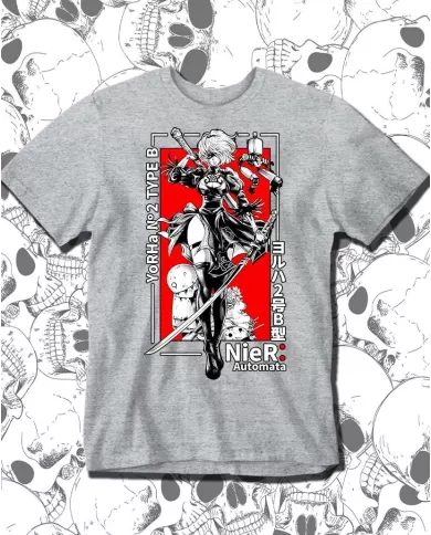 Camiseta Estampada Nier Automata 🎮 Calidad Premium