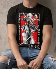 Camiseta Estampada Nier Automata 🎮 Calidad Premium