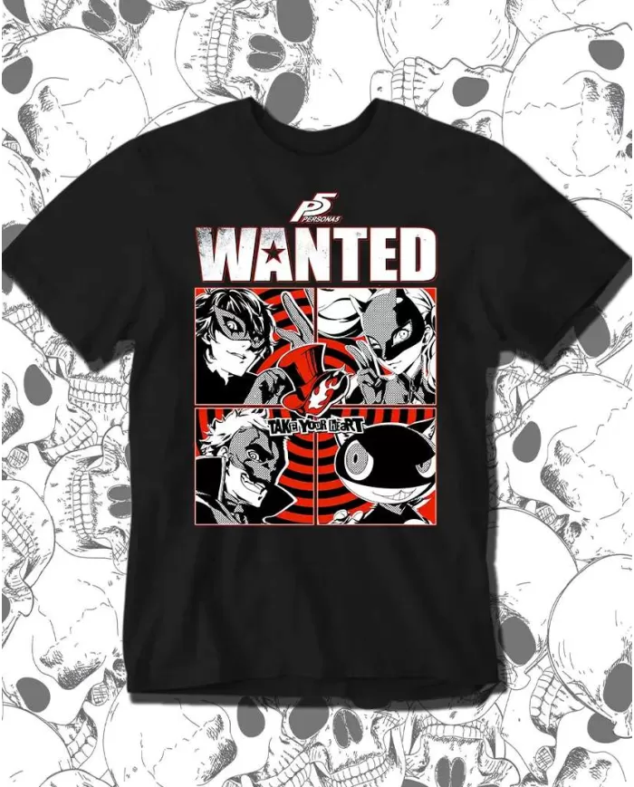Camiseta Estampada Persona 5 🎮 Calidad Premium