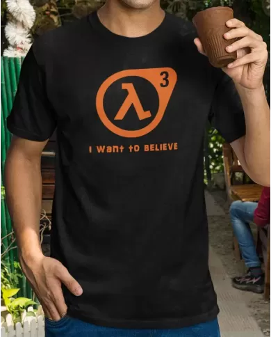Camiseta Estampada Half Life 3 🎮 Calidad Premium