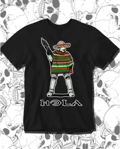 Camiseta Estampada Halo Hola 🎮 Calidad Premium