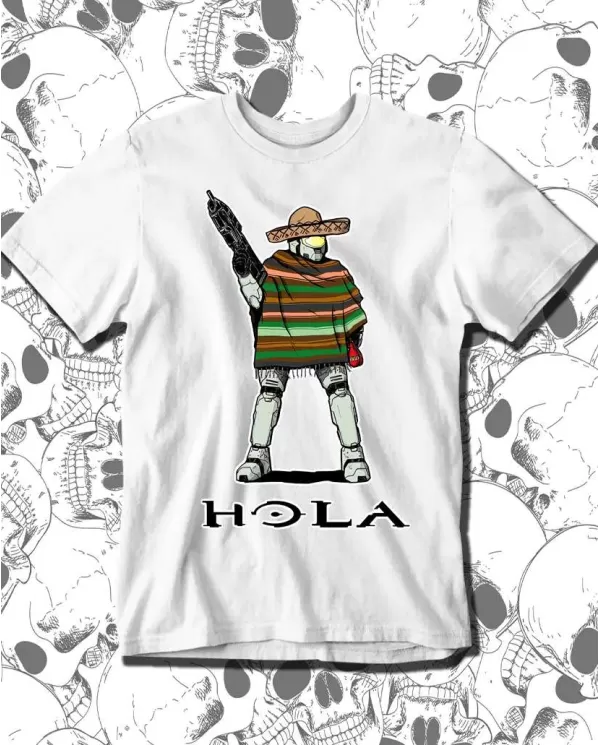 Camiseta Estampada Halo Hola 🎮 Calidad Premium