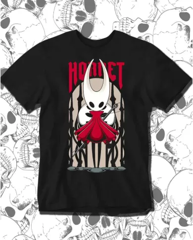 Camiseta Estampada Hollow Knigth Silksong Hornet 🎮 Calidad Premium