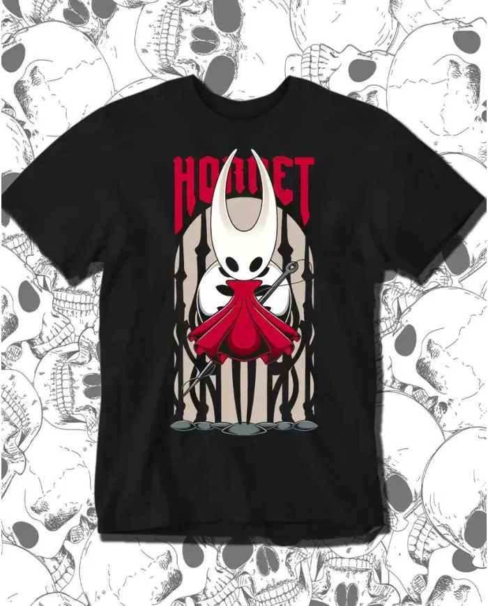 Camiseta Estampada Hollow Knigth Silksong Hornet 🎮 Calidad Premium