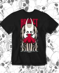 Camiseta Estampada Hollow Knigth Silksong Hornet 🎮 Calidad Premium