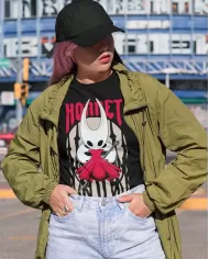 Camiseta Estampada Hollow Knigth Silksong Hornet 🎮 Calidad Premium