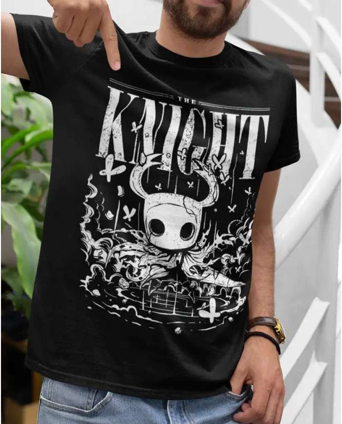 Camiseta Estampada The Hollow Knigth 🎮 Calidad Premium