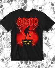 Camiseta Estampada ACDC Power Up Tour 2026 🎮 Calidad Premium