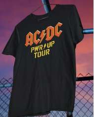 Camiseta Estampada ACDC Power Up Tour 2026 02 🎮 Calidad Premium