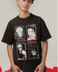 Camiseta Estampada Jujutsu Kaisen Temp 3 💥 Calidad Premium