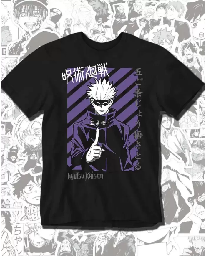 Camiseta Estampada Jujutsu Kaisen Satoru Gojo 03 💥 Calidad Premium