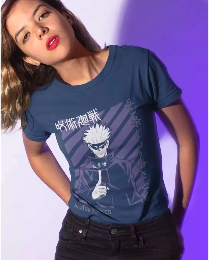 Camiseta Estampada Jujutsu Kaisen Satoru Gojo 03 💥 Calidad Premium