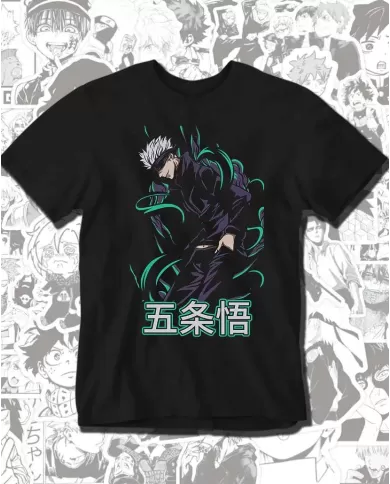 Camiseta Estampada Jujutsu Kaisen Satoru Gojo 02 💥 Calidad Premium
