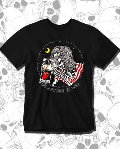 Camiseta Estampada Rolling Stones No Filter 🤟 Calidad Premium