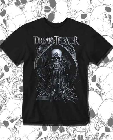Camiseta Estampada Dream Theater Iron 🎸 Calidad Premium