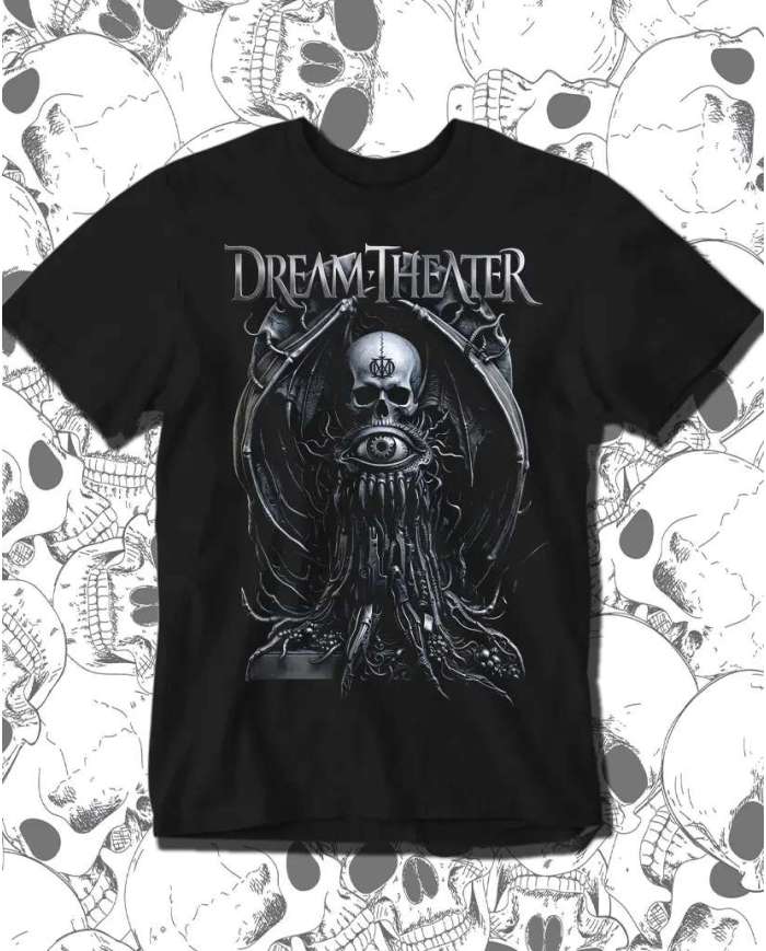 Camiseta Estampada Dream Theater Iron 🎸 Calidad Premium