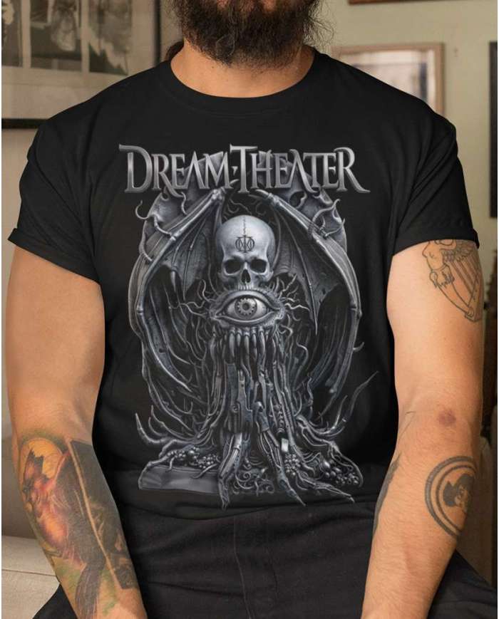 Camiseta Estampada Dream Theater Iron 🎸 Calidad Premium