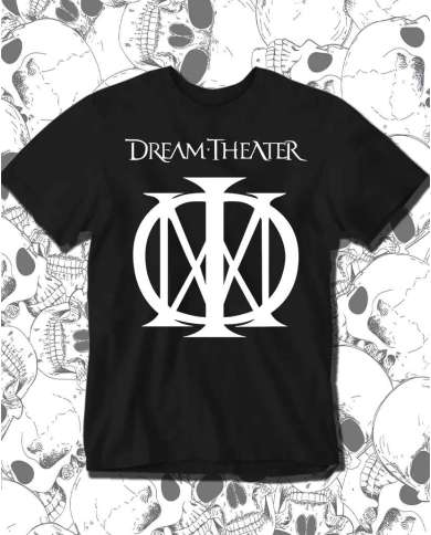 Camiseta Estampada Dream Theater Logo 🎸 Calidad Premium